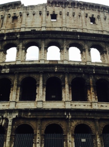 Outside view of the Colosseum